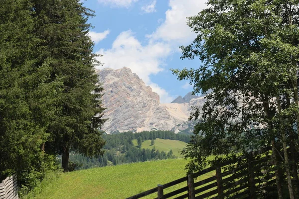Coravara Italy July 2022 Italian Dolomites Small Village Corvara Summer — 图库照片