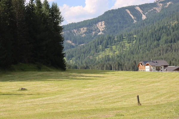 Coravara Italy July 2022 Italian Dolomites Small Village Corvara Summer — ストック写真