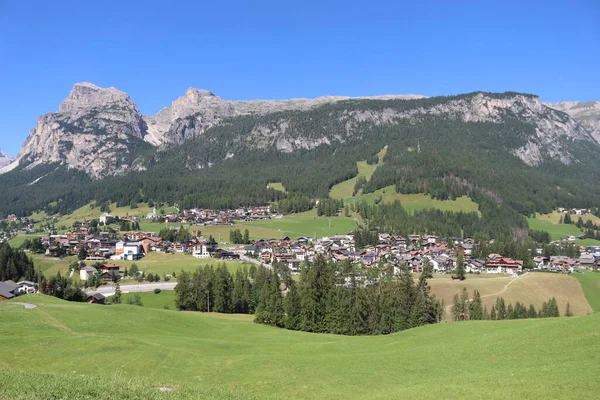 Val Badia Italy July 2022 Italian Dolomites Small Village Corvara — ストック写真