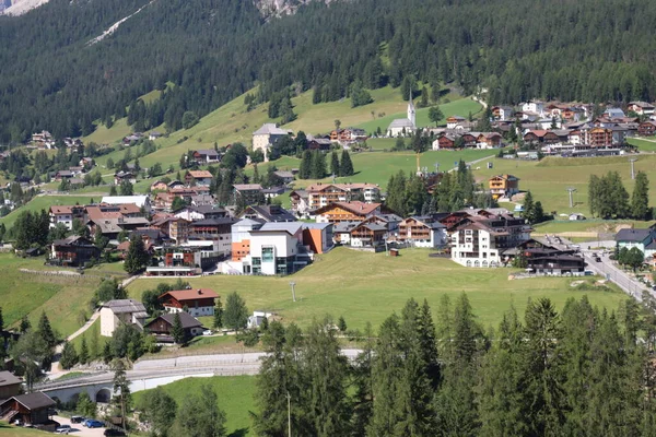 Val Badia Italy July 2022 Italian Dolomites Small Village Corvara — Photo
