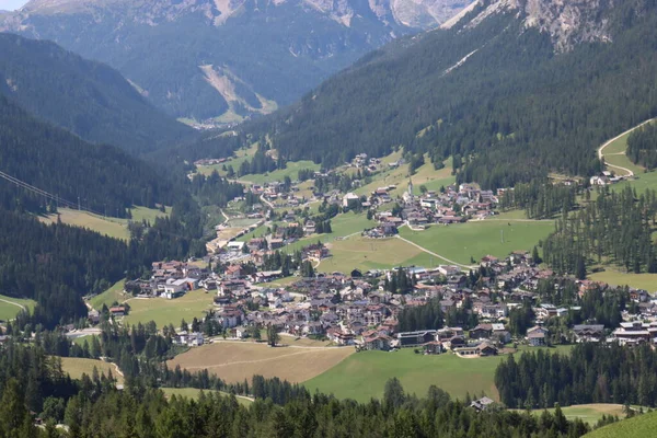 Val Badia Italy July 2022 Italian Dolomites Small Village Corvara — Photo