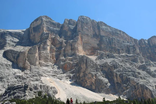 Val Badia Italy July 2022 Italian Dolomites Small Village Corvara — Stok fotoğraf