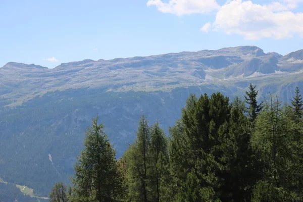 Val Badia Italy July 2022 Italian Dolomites Small Village Corvara — Fotografia de Stock