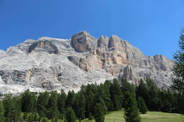 Val Badia Italy July 2022 Italian Dolomites Small Village Corvara — Zdjęcie stockowe