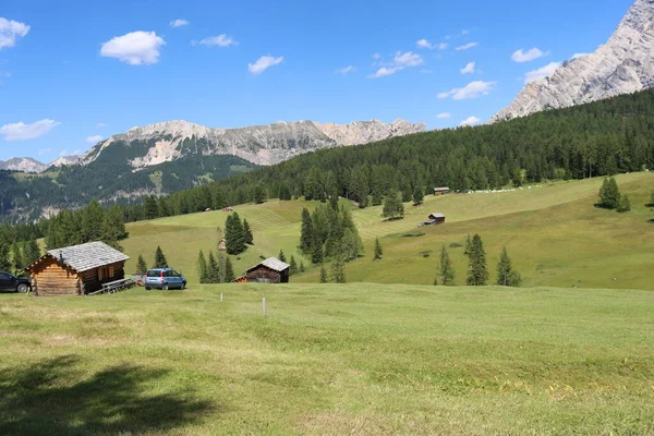 Val Badia Italy July 2022 Italian Dolomites Small Village Corvara —  Fotos de Stock
