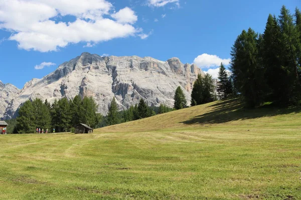 Val Badia Italy July 2022 Italian Dolomites Small Village Corvara — Foto de Stock