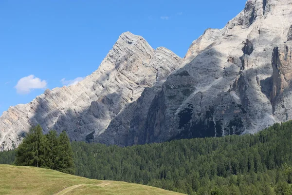 Val Badia Italy July 2022 Italian Dolomites Small Village Corvara — Fotografia de Stock