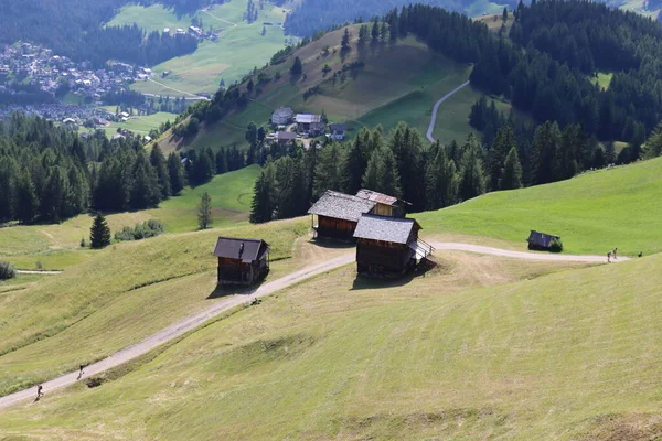 Val Badia Italy July 2022 Italian Dolomites Small Village Corvara — Stock fotografie