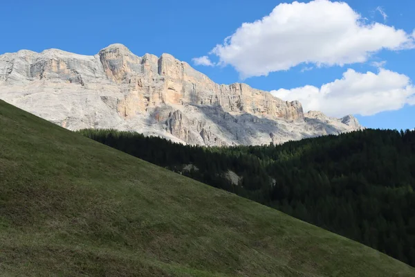 Val Badia Italy July 2022 Italian Dolomites Small Village Corvara — Fotografia de Stock