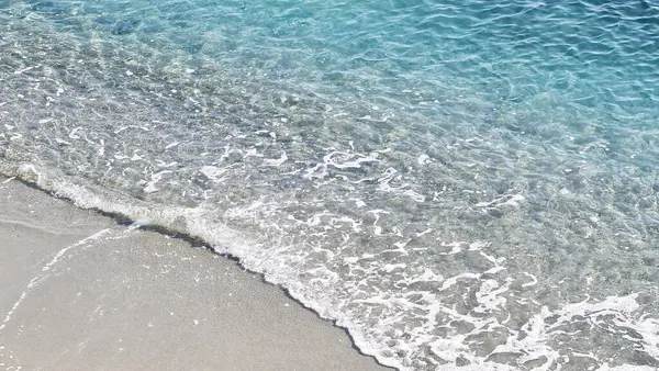 Genua Italië Juli 2022 Panorama Van Blauwe Zee Licht Boven — Stockfoto