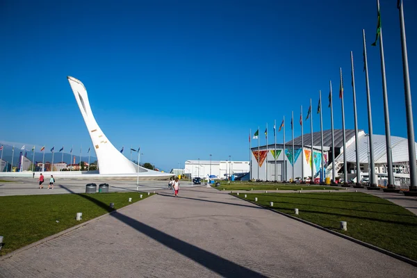 索契奥运会到 2014 年，俄罗斯奥林匹克公园。热酷你 免版税图库图片