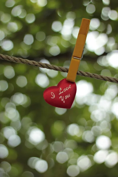 Hjärta med kärlek — Stockfoto
