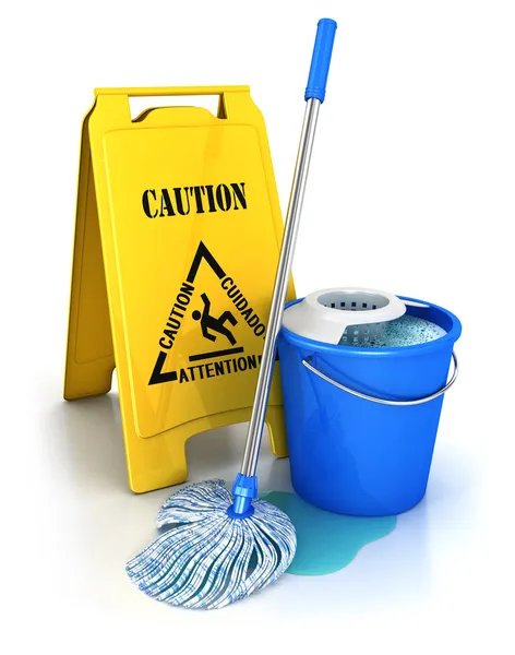 3d cleaning equipment — Stock Photo, Image