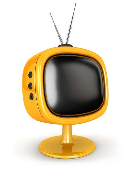 3d retro televisión — Foto de Stock