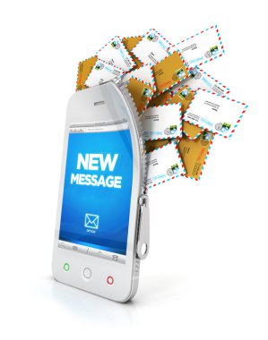 3D smartphone ile bulut mesajları