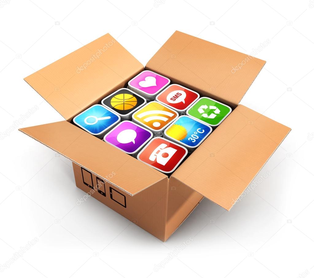 3d box with applications