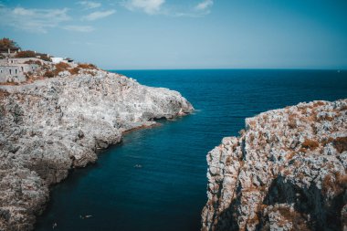 Puglia 'da harika bir ciolo manzarası.