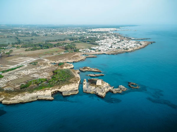 Great View Grotta Della Poesia Puglia — Stock Photo, Image