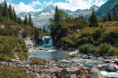 Di Fumo ve Daone Gölü 'nün muhteşem manzarası