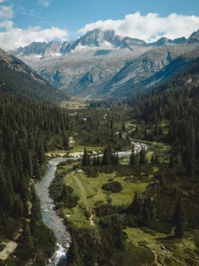 Di Fumo ve Daone Gölü 'nün muhteşem manzarası