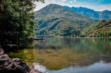 Moro gölünün manzarası harika.