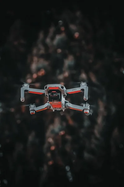 View Lovely Small Drone Flying — Stock Photo, Image