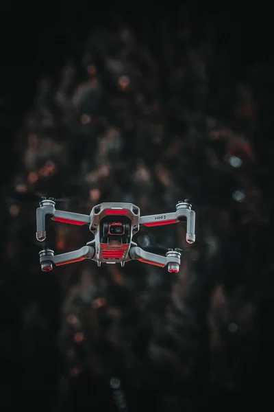 View Lovely Small Drone Flying — Stock Photo, Image