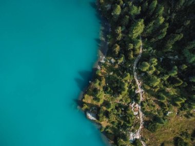 a beautifull view on the aviolo lake