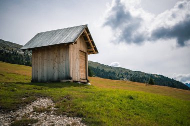 fantastic view on prato piazza and mount specie in trentino