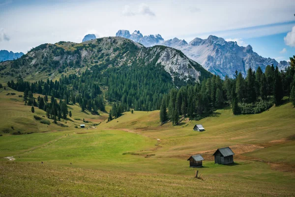 Фантастичний Вид Пратоццу Вершину Трентіно — стокове фото