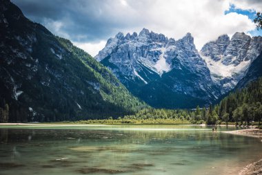 a great view on the landro lake