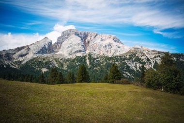 fantastic view on prato piazza and mount specie in trentino