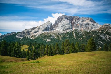 fantastic view on prato piazza and mount specie in trentino