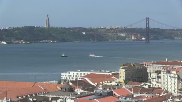 Lissabon, portugal — Stockvideo