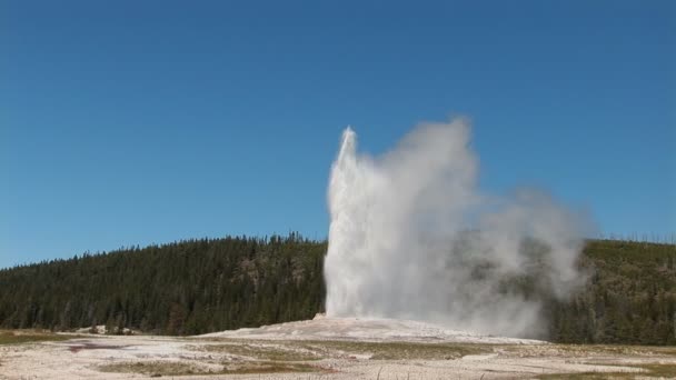 Lera krukor i yellowstone national park — Stockvideo