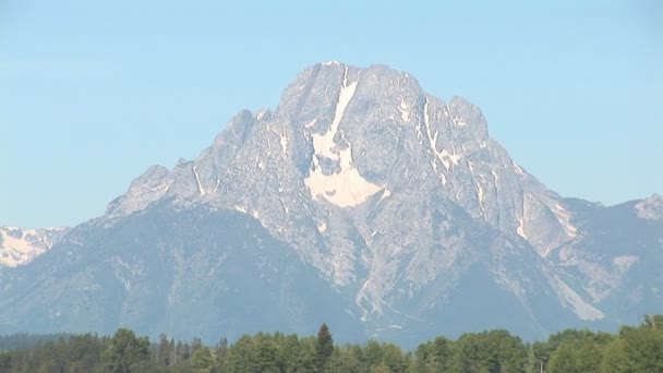 Nationaal park Grand Teton — Stockvideo