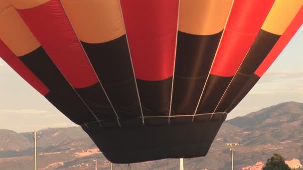 Luchtballonnen — Stockvideo