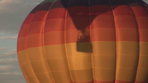 Heißluftballons — Stockvideo