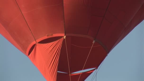 Heteluchtballon — Stockvideo