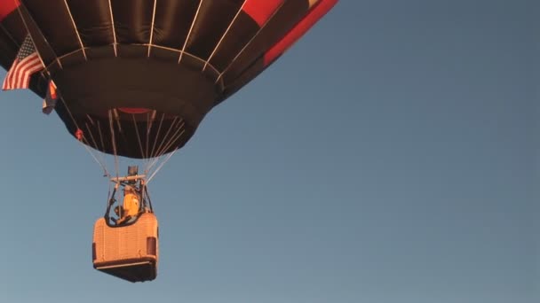 Sıcak hava balonu — Stok video