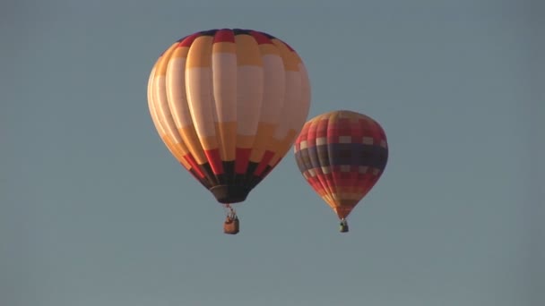 Sıcak hava balonu — Stok video