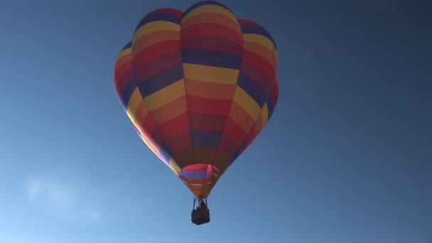 Balony na ogrzane powietrze — Wideo stockowe