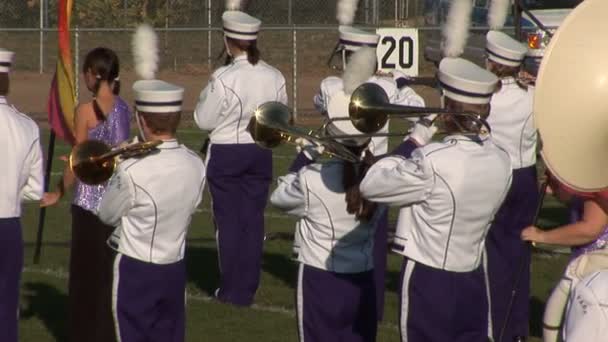 Marching Band — Stockvideo