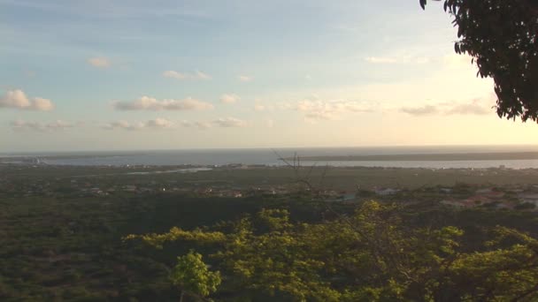Bonaire - pan a través de la isla — Vídeo de stock