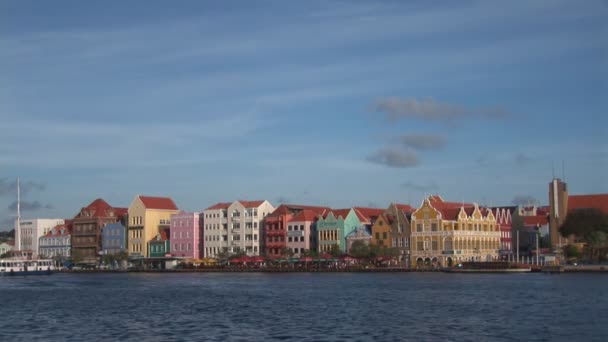 Willemstad, Nizozemské Antily — Stock video