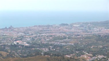 fuengirola, İspanya genel bakış vurdu. Costa del sol.