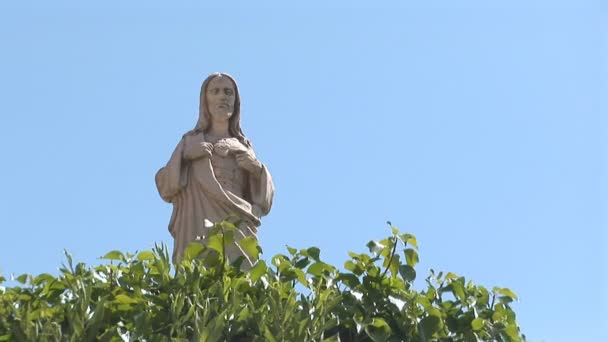 Estatua santa — Vídeos de Stock