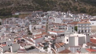 mijas Endülüs şehirde geleneksel beyaz evler