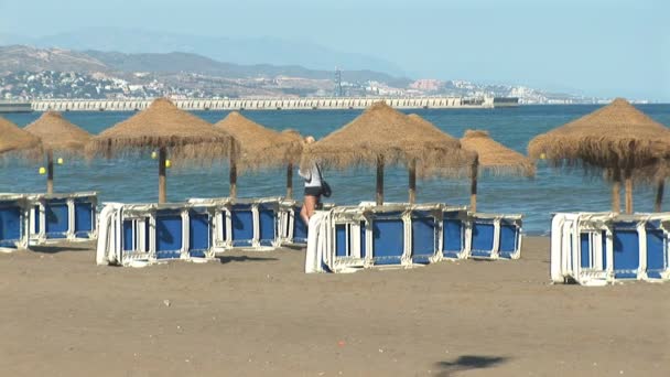 Playa vacía — Vídeo de stock