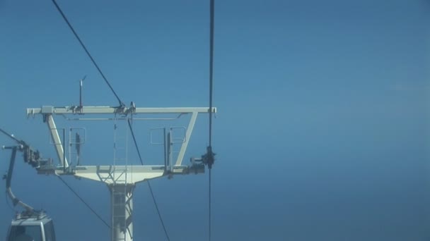 Disparo desde un teleférico — Vídeos de Stock